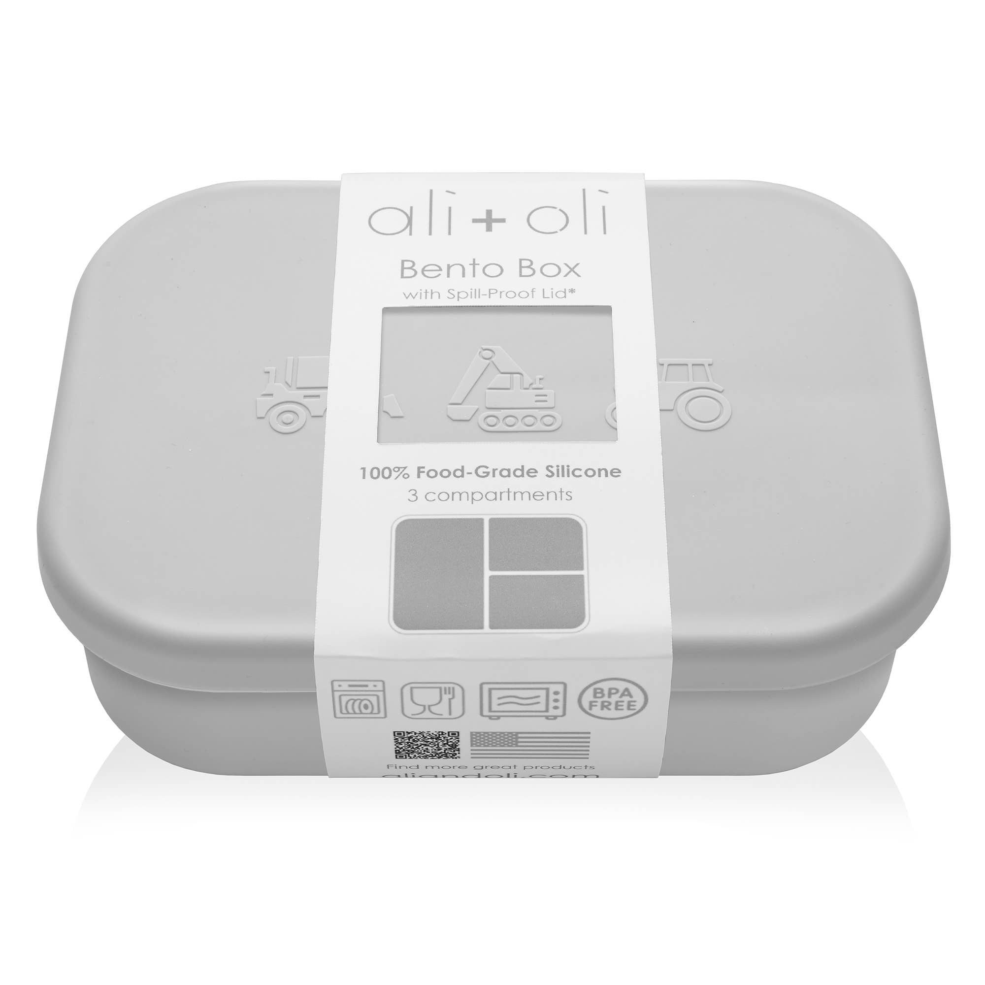 Ali+Oli Silicone Bento Box (Construction) Back to School