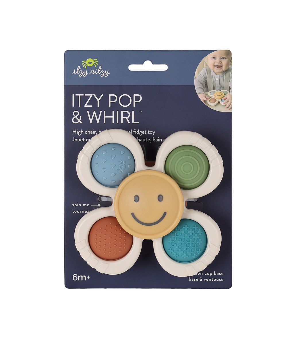 Itzy Pop & Whirl™ Fidget Spinner Travel & Bath Toy