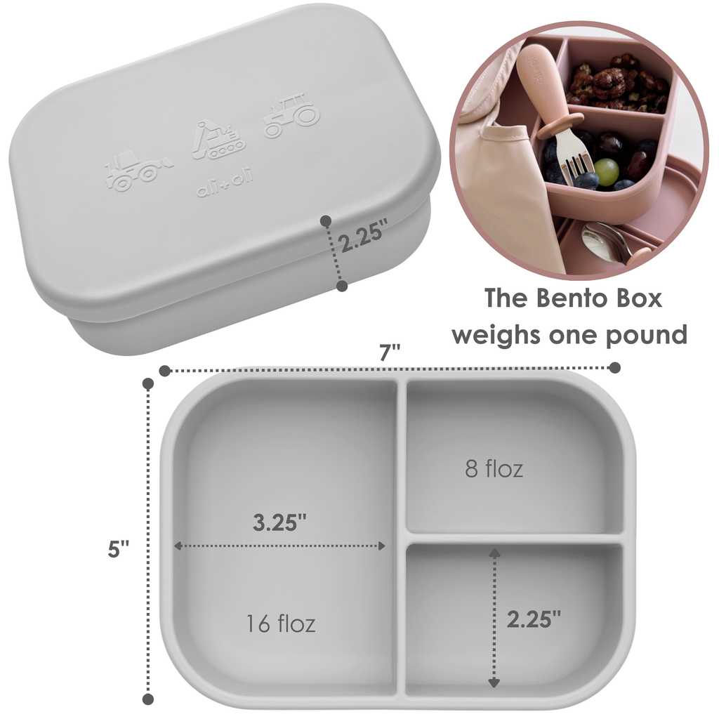 Ali+Oli Silicone Bento Box (Construction) Back to School