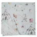 Bamboo Muslin Swaddle Blanket (Circus)