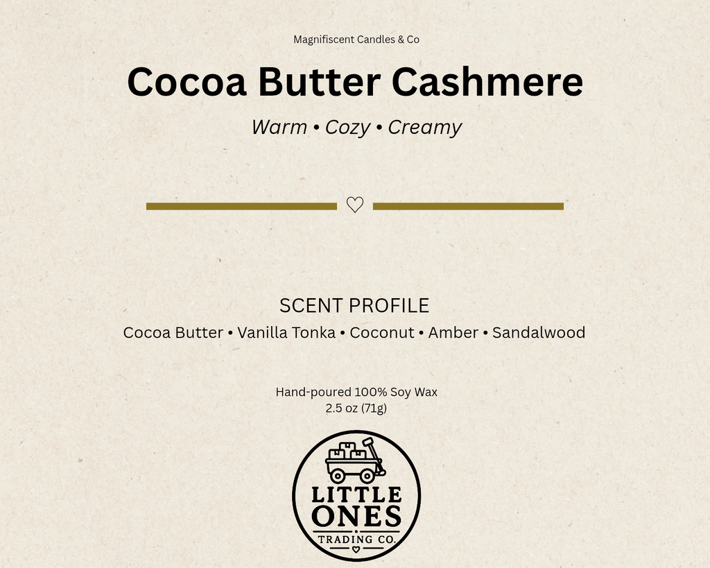 Cocoa Butter Cashmere Soy Wax Melts – 2.5 oz