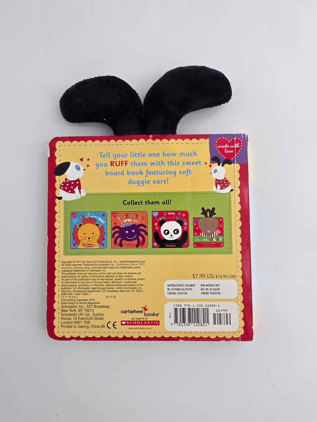 I Ruff You Board Book with Plush Dog Ears – Sandra Magsamen