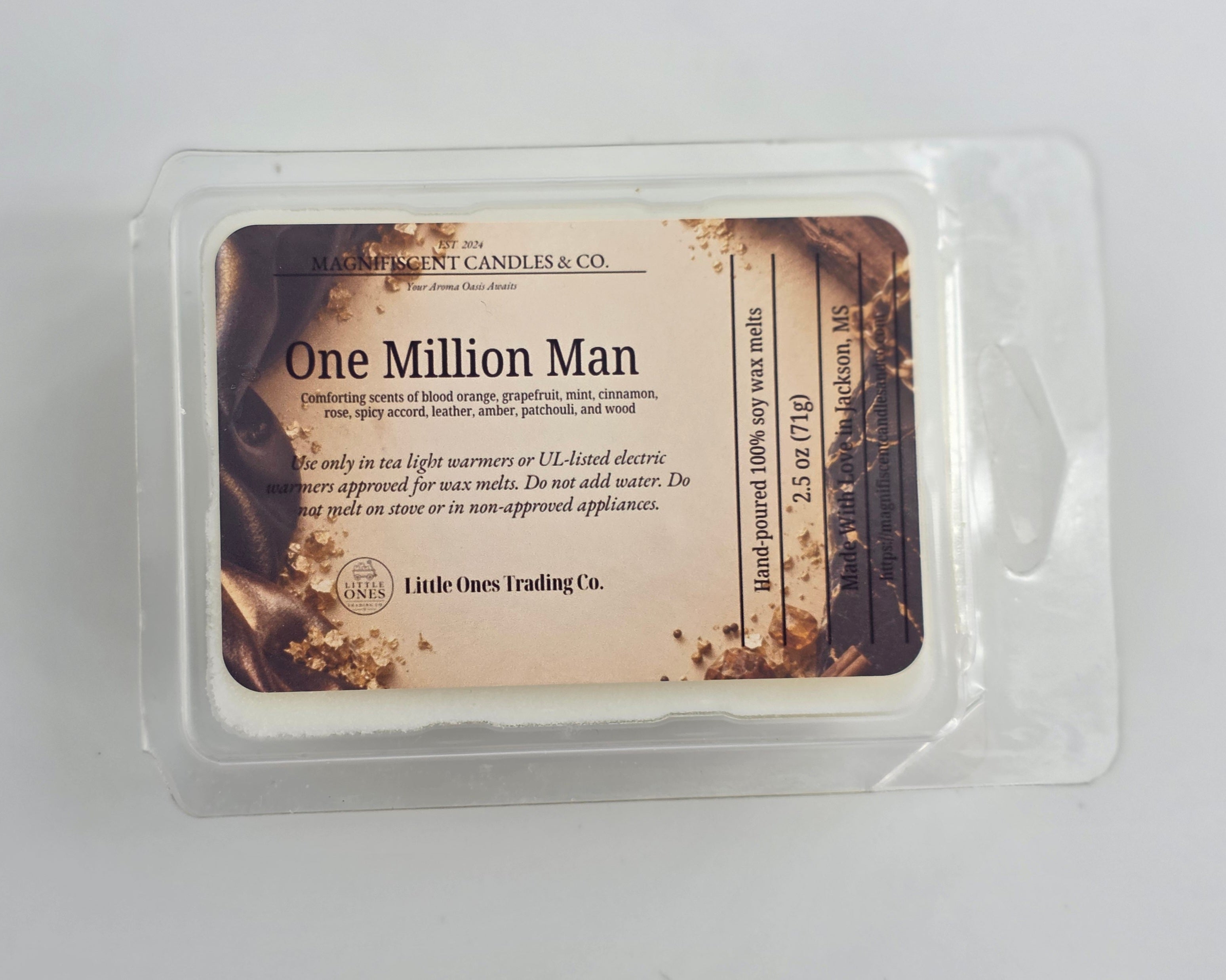 One Million Man Soy Wax Melts – 2.5 oz