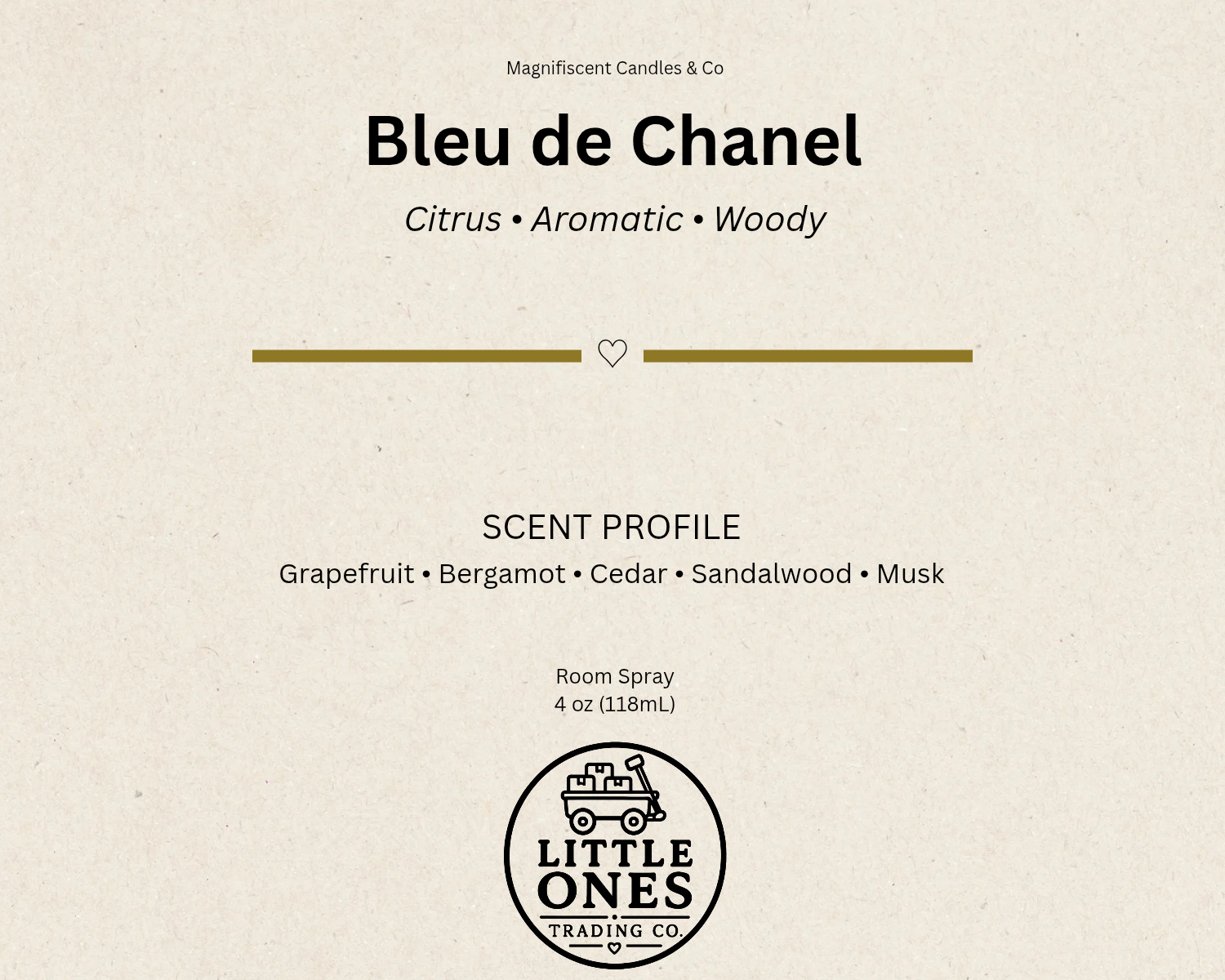 Bleu de Chanel Room Spray – 4 oz