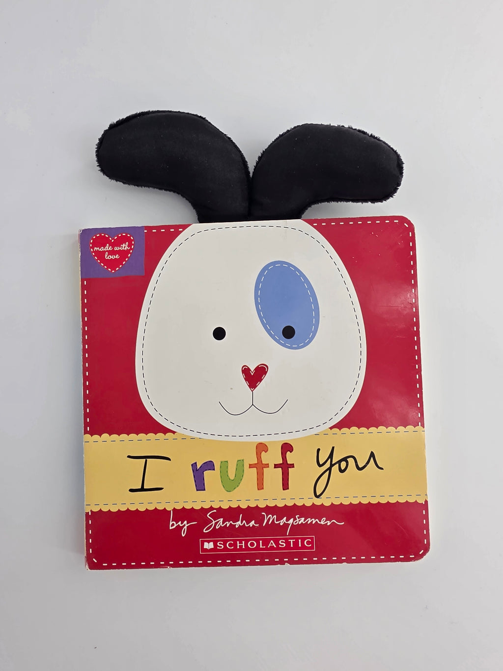 I Ruff You Board Book with Plush Dog Ears – Sandra Magsamen