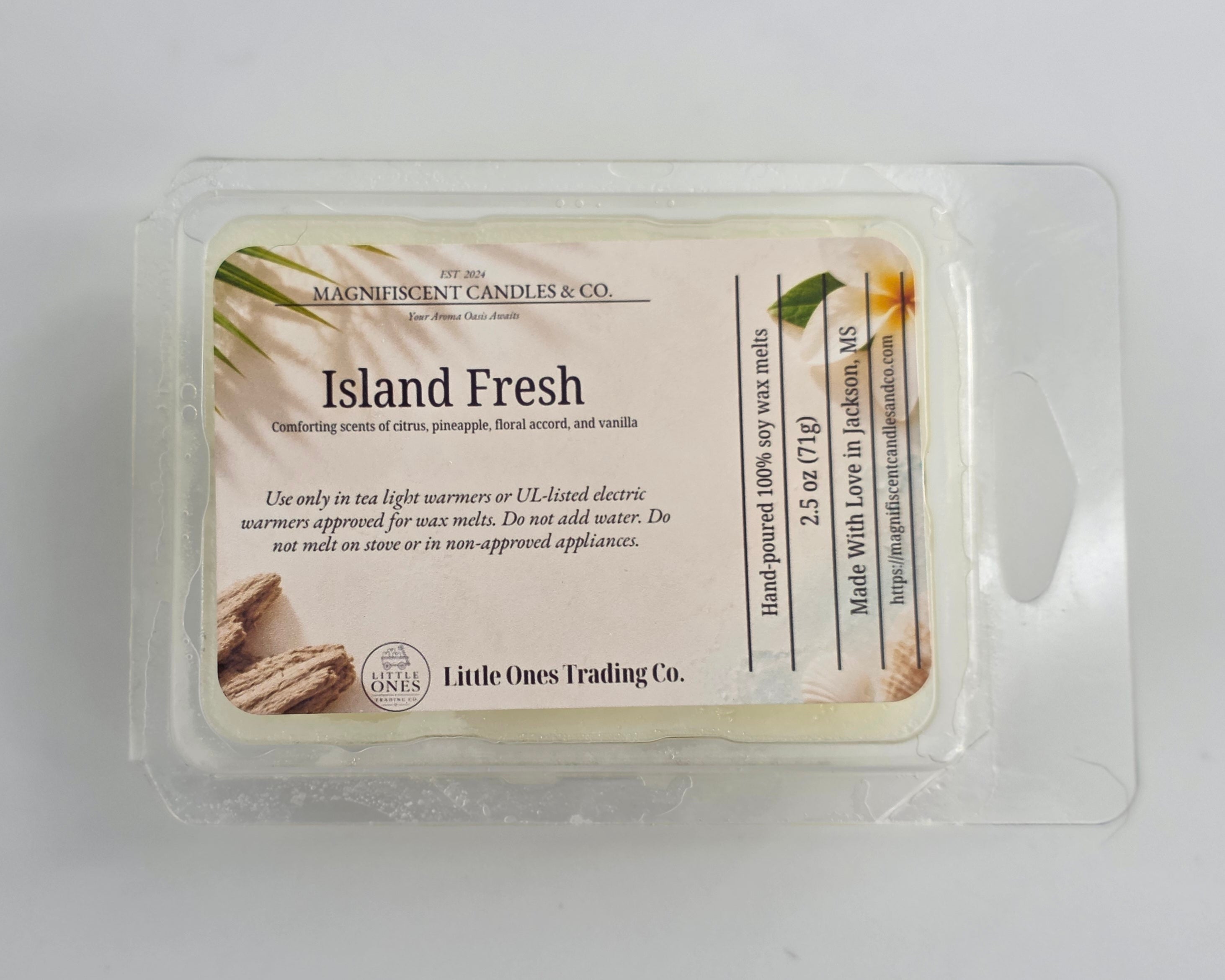 Island Fresh Soy Wax Melts – 2.5 oz