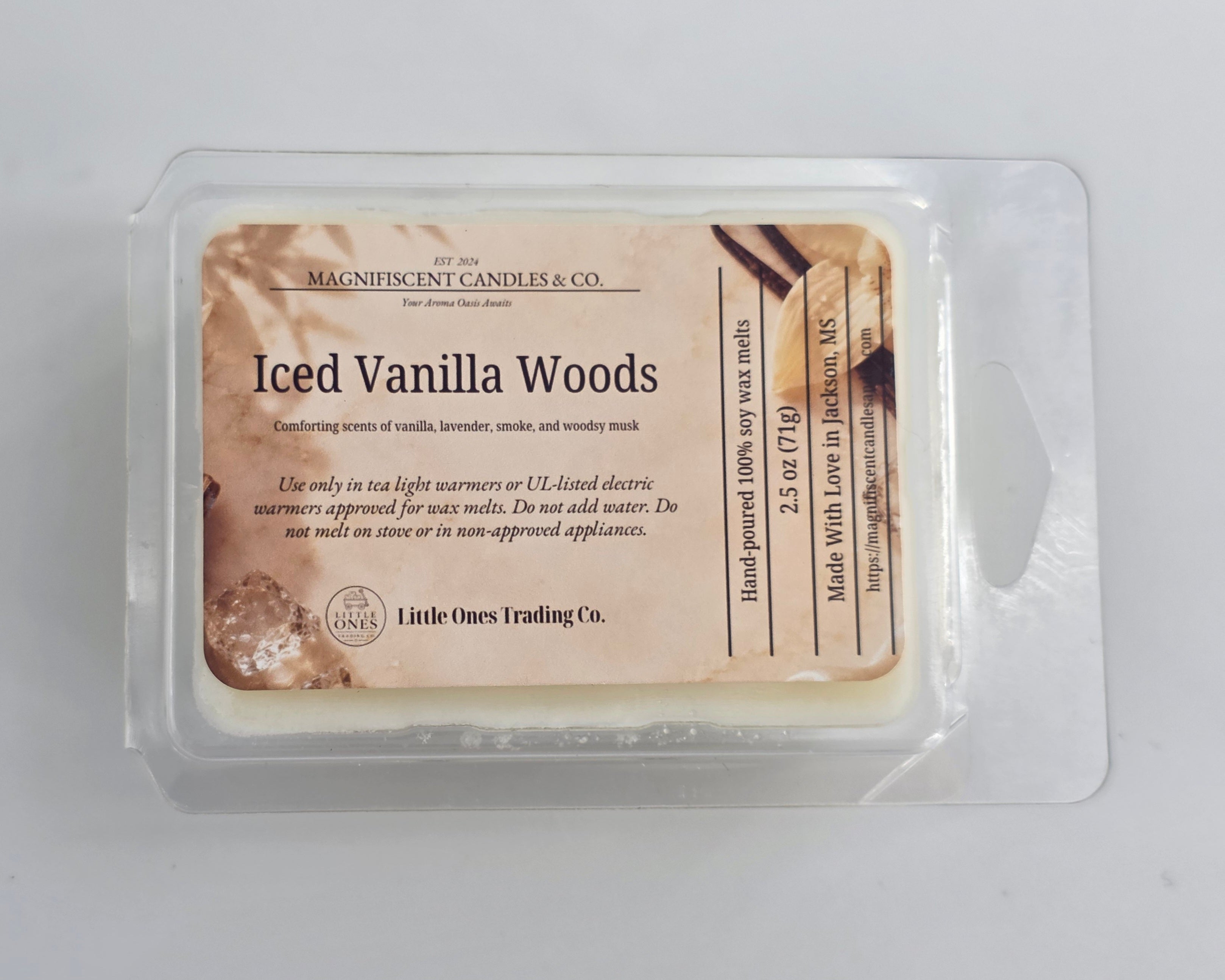 Iced Vanilla Woods Soy Wax Melts – 2.5 oz