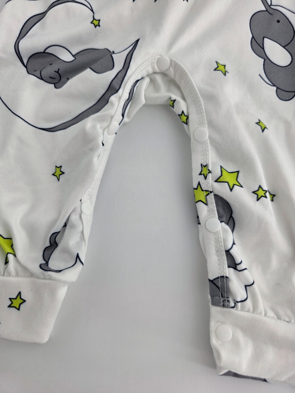 Elephant Moon & Stars Romper with Hat