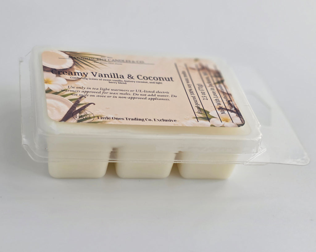 Creamy Vanilla & Coconut Soy Wax Melts – 2.5 oz