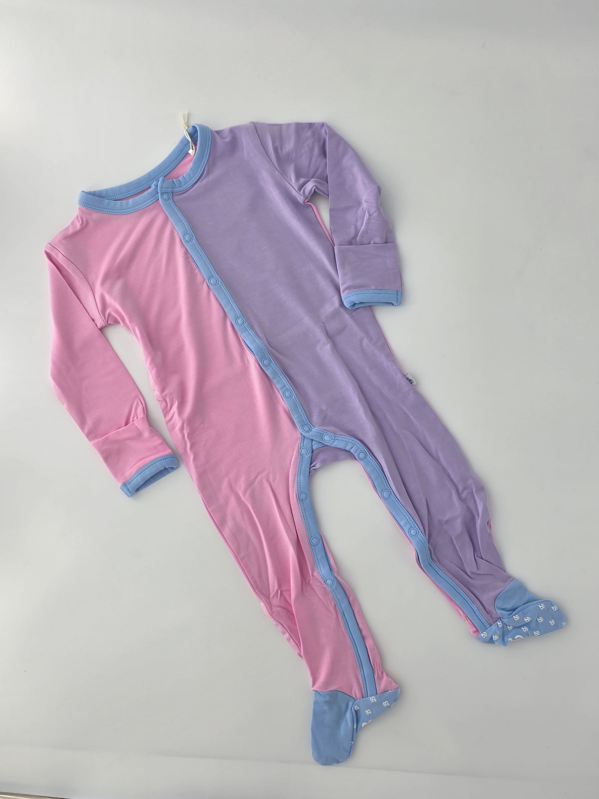 Bubble Baby Cotton Candy Snap Footie