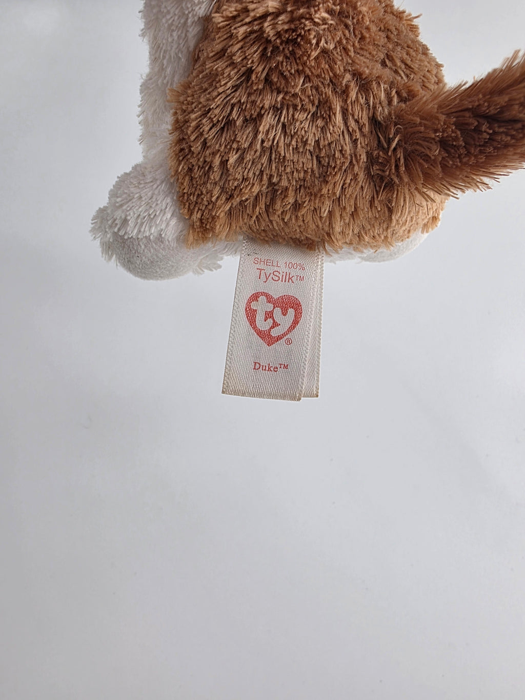 TY Beanie Boos Duke Brown & White Puppy Plush