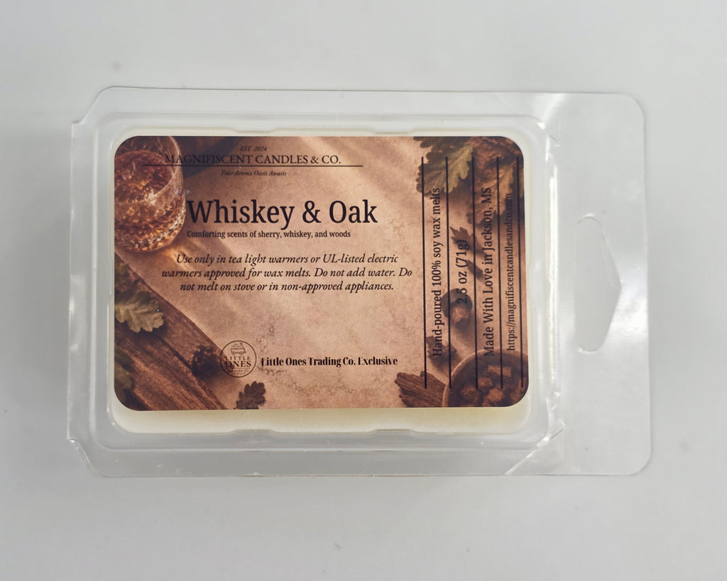 Whiskey & Oak Soy Wax Melts – 2.5 oz