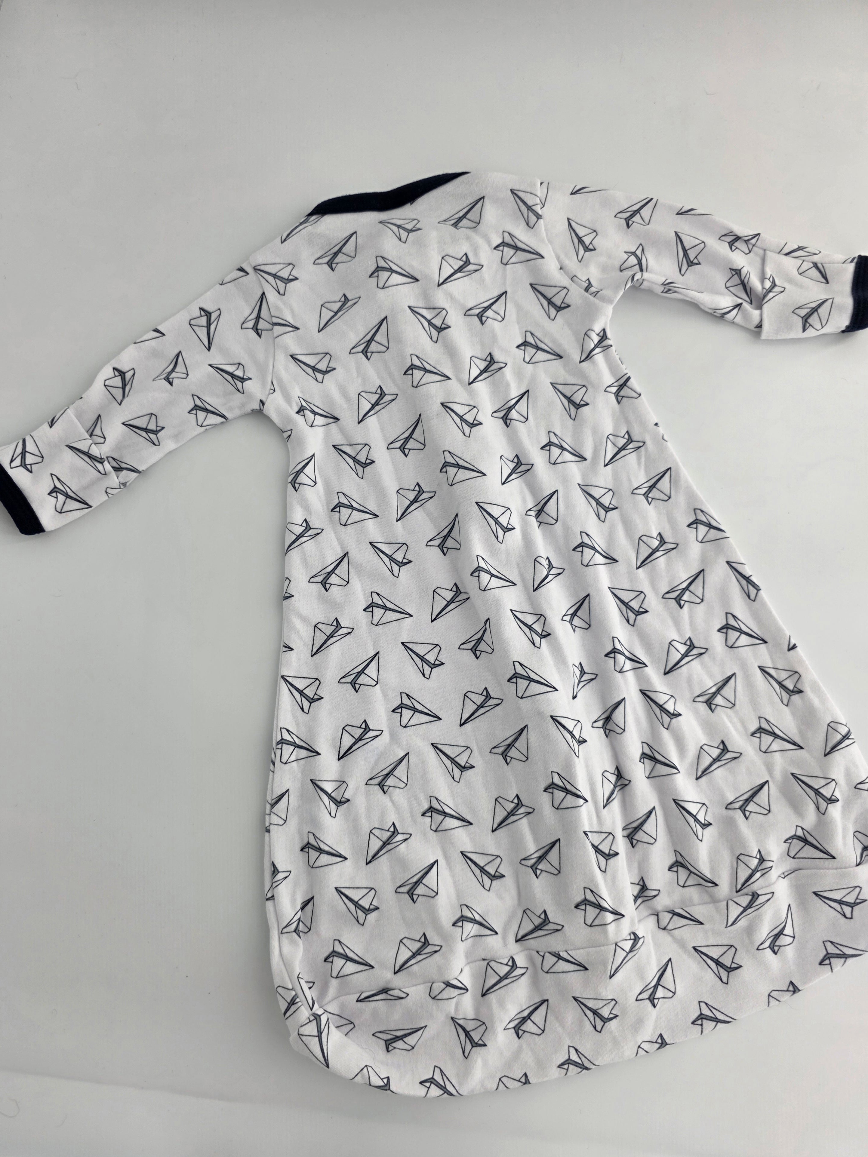 HB Paper Airplane Sleep Gown – 0–3M