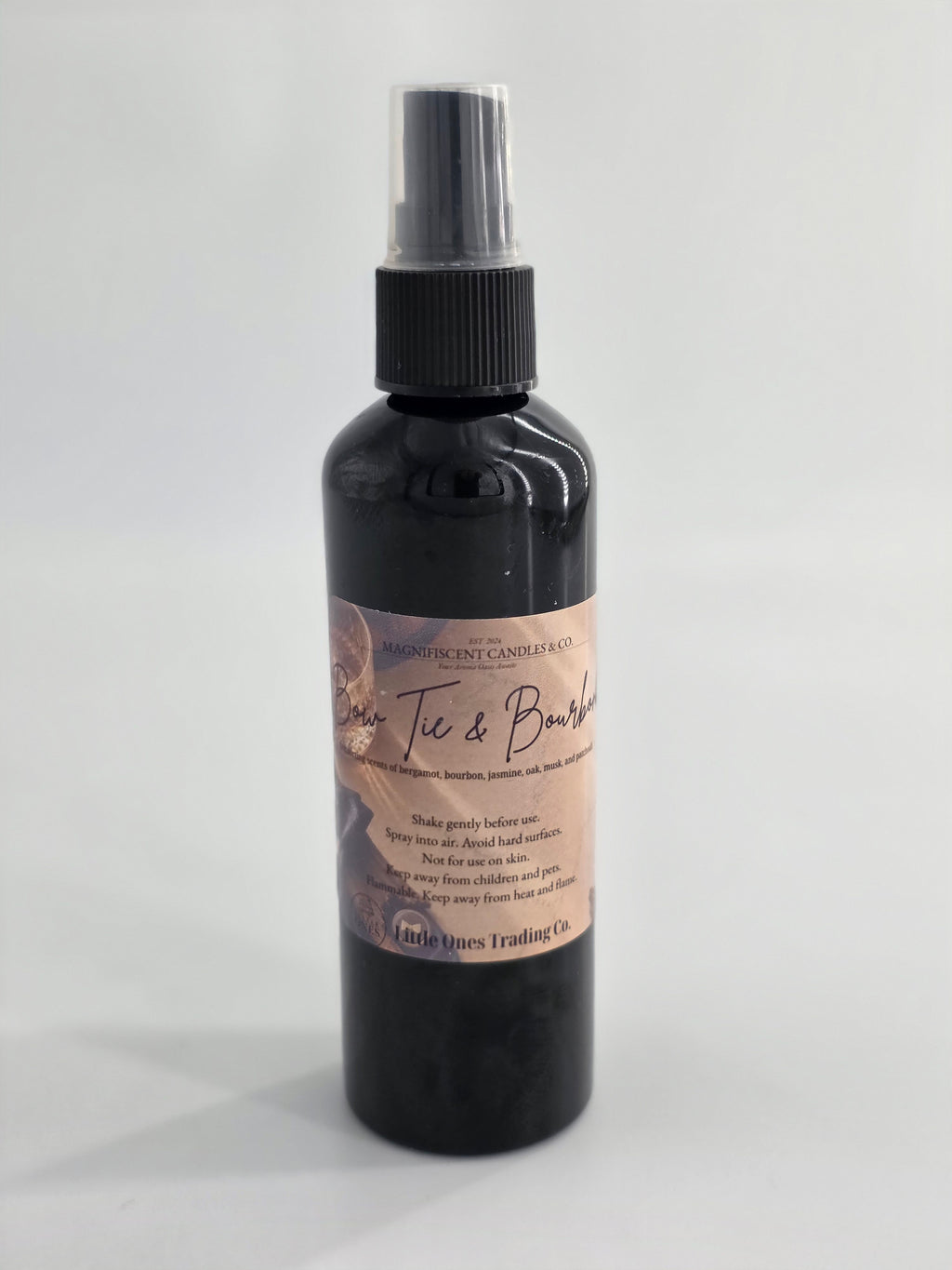 Bow Tie & Bourbon Room Spray – 4 oz