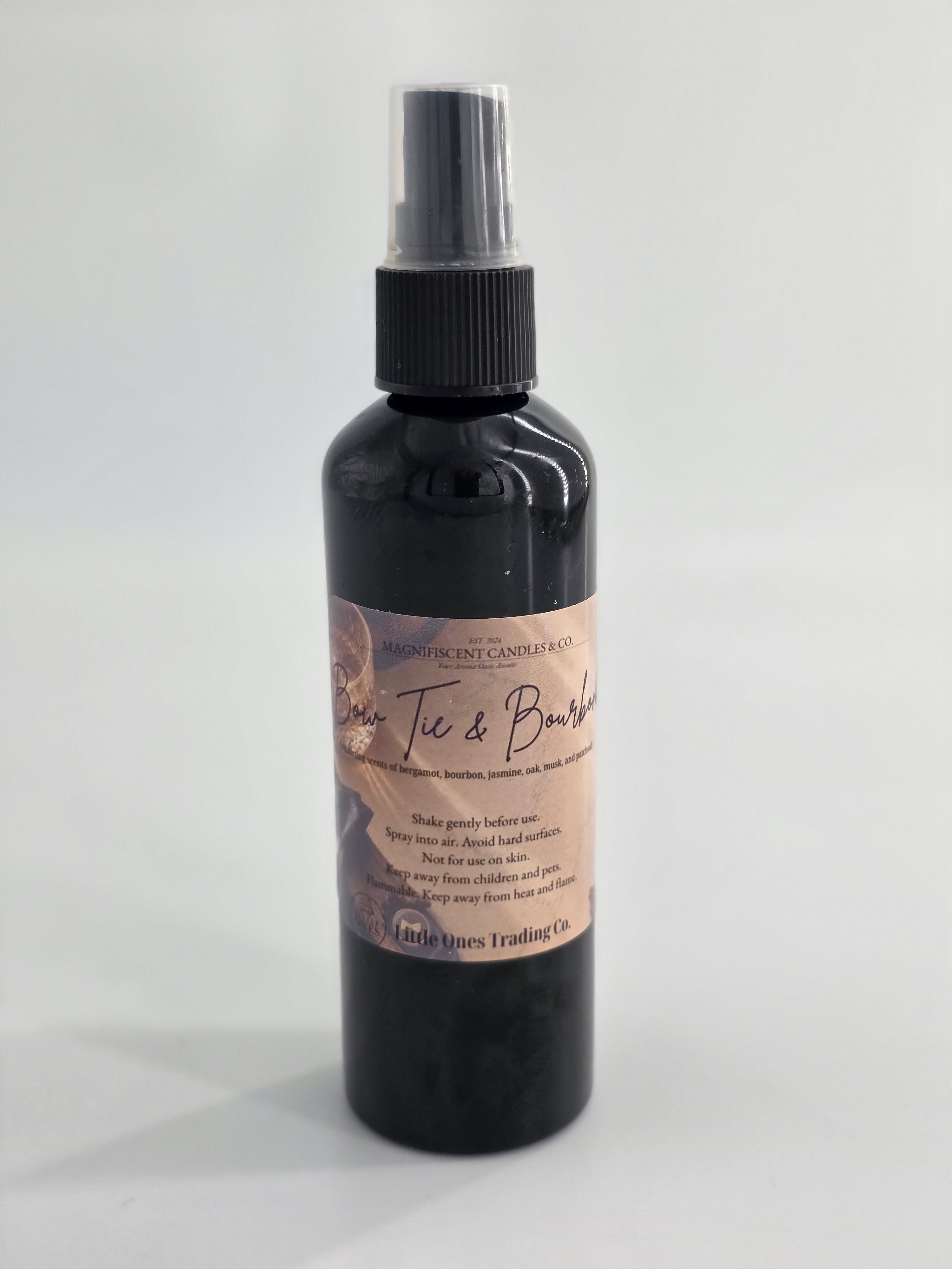 Bow Tie & Bourbon Room Spray – 4 oz
