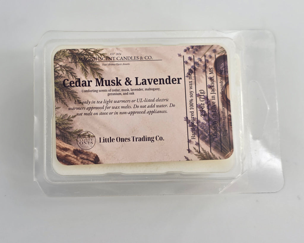 Cedar Musk & Lavender Soy Wax Melts – 2.5 oz