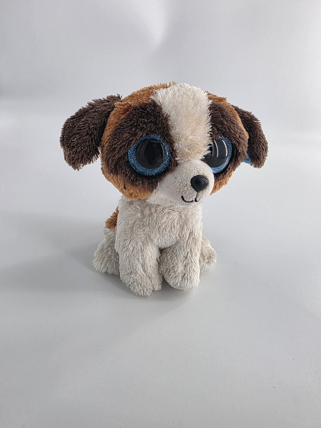 TY Beanie Boos Duke Brown & White Puppy Plush