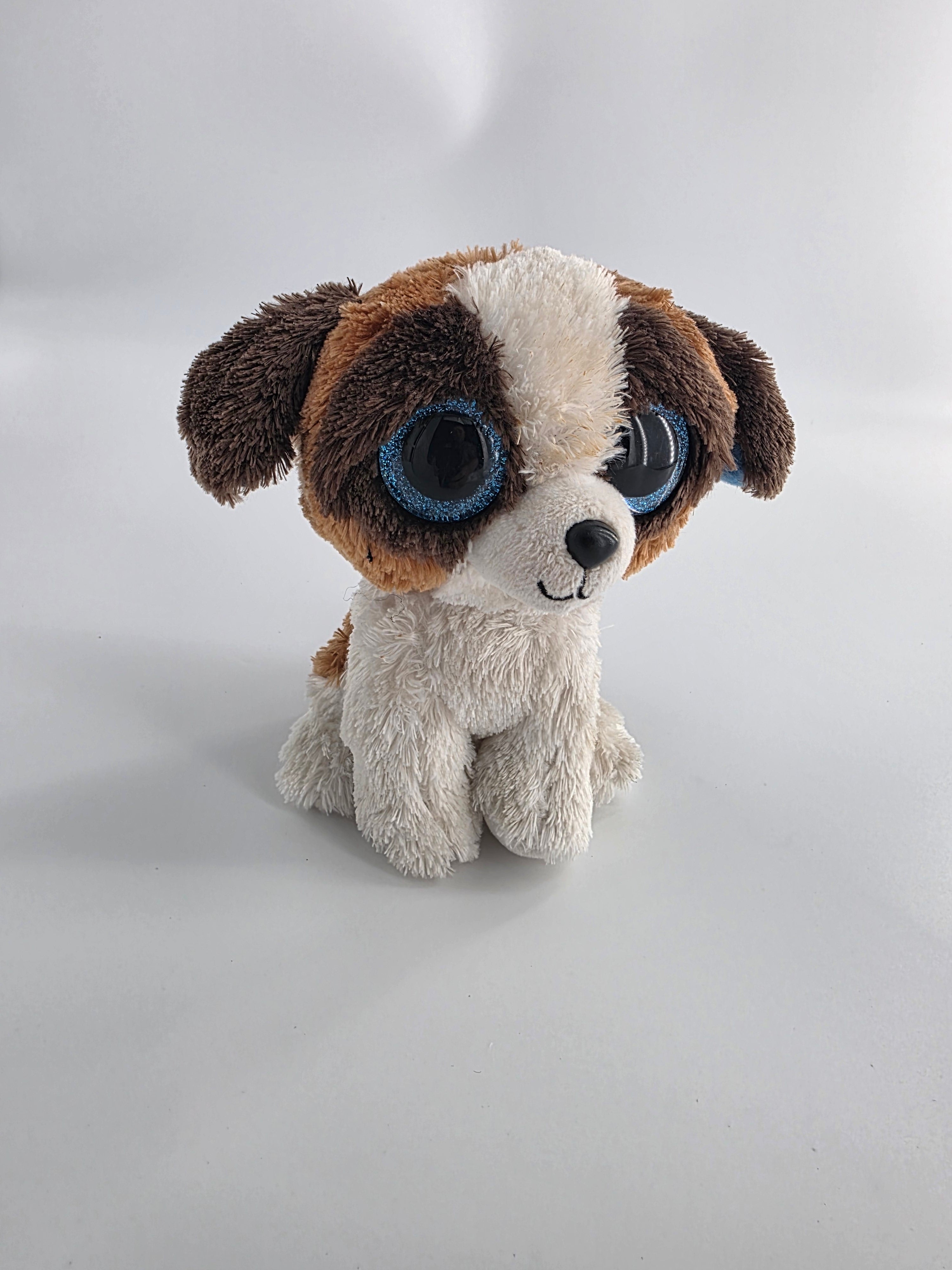 TY Beanie Boos Duke Brown & White Puppy Plush