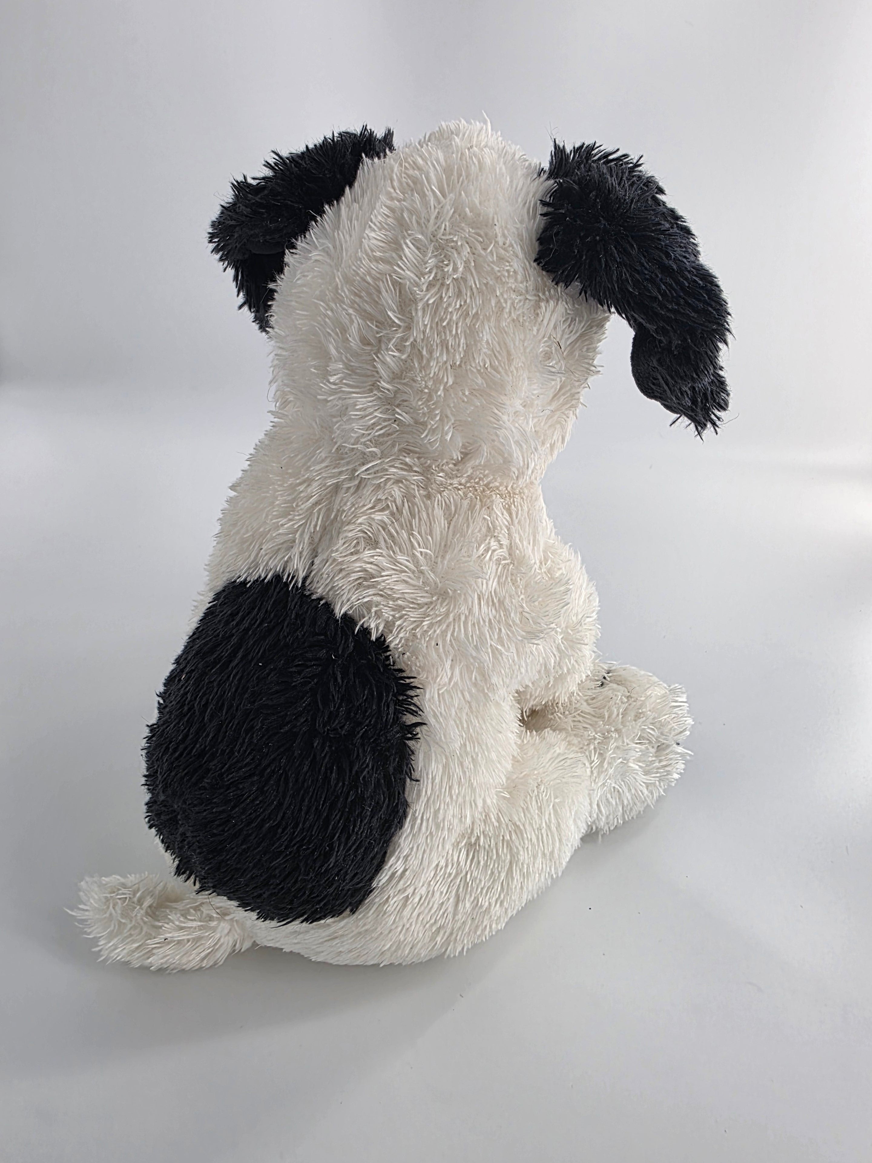 Vintage Animal Alley by GUND Black & White Dog Plush 2007