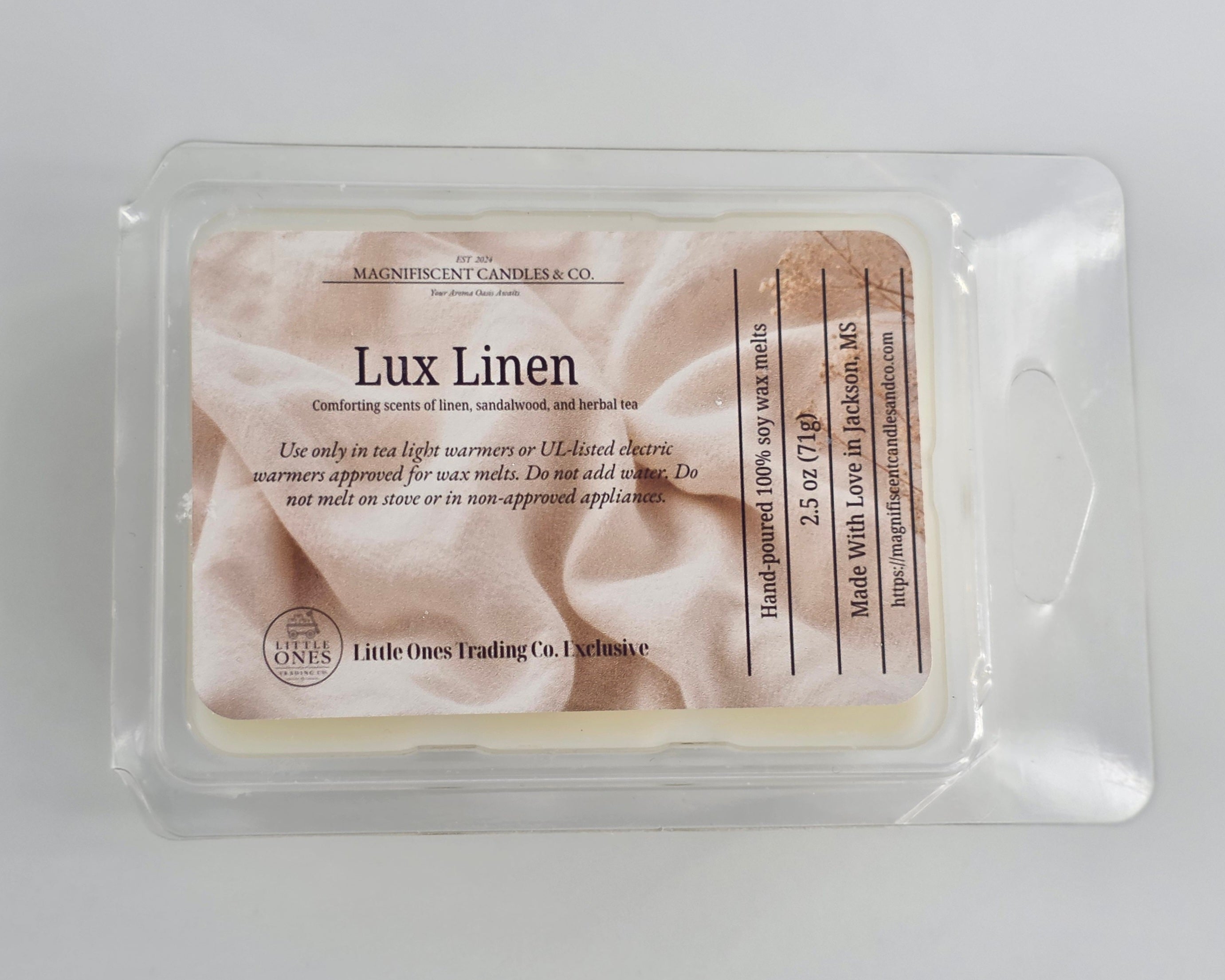 Lux Linen Soy Wax Melts – 2.5 oz