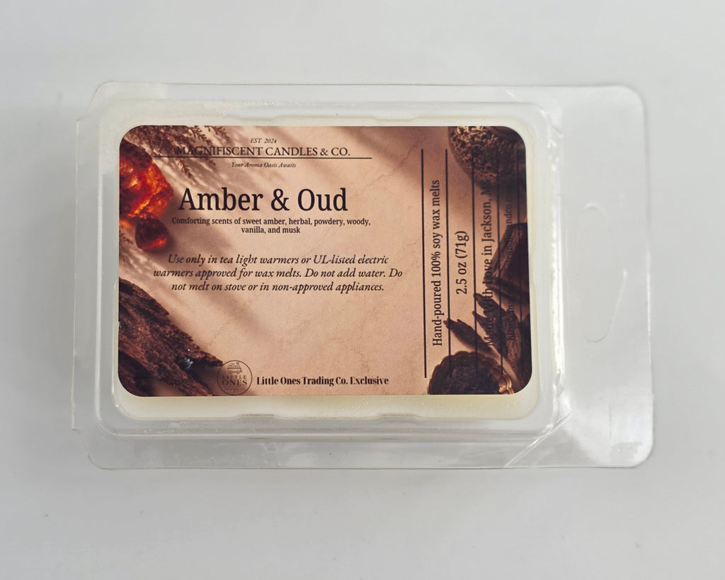 Amber & Oud Soy Wax Melts – 2.5 oz
