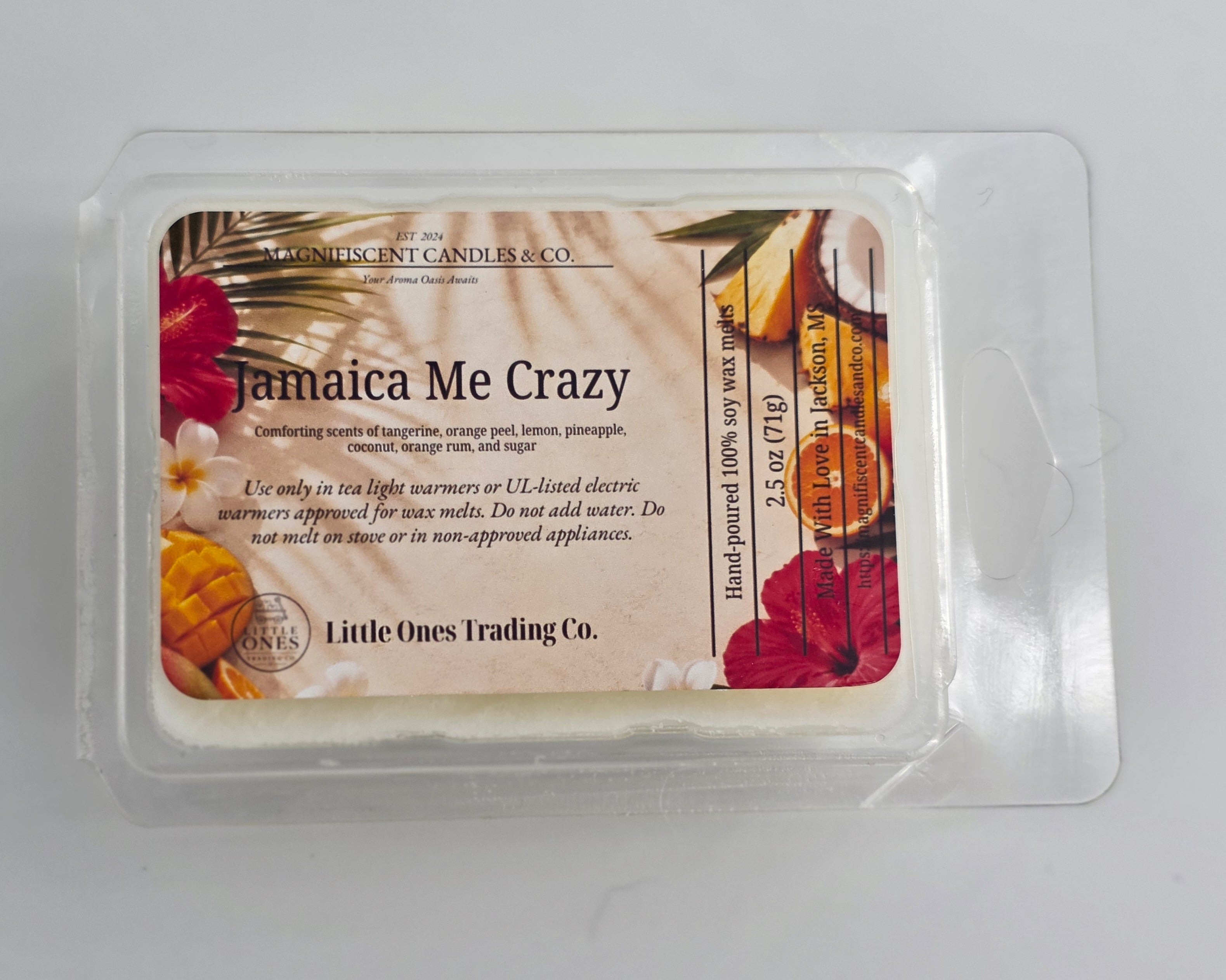 Jamaica Me Crazy Soy Wax Melts – 2.5 oz