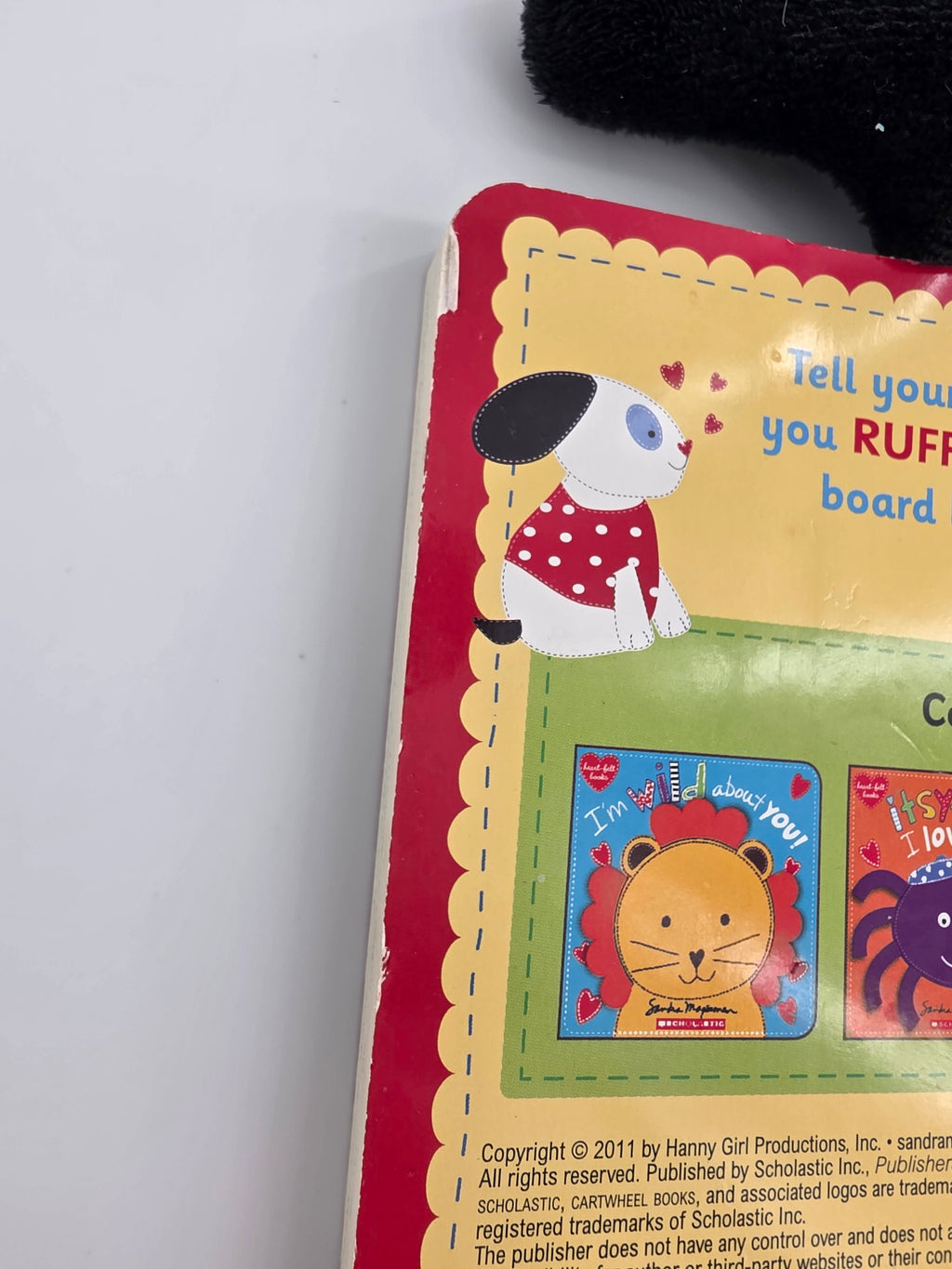 I Ruff You Board Book with Plush Dog Ears – Sandra Magsamen