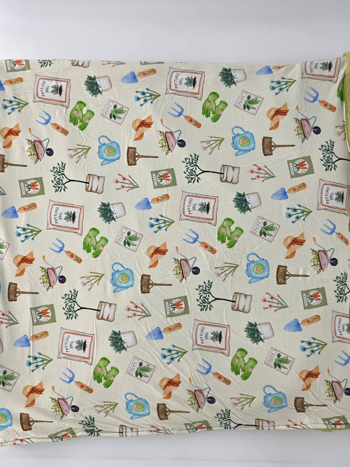 Cozy Critters Bamboo Garden Plush Blanket