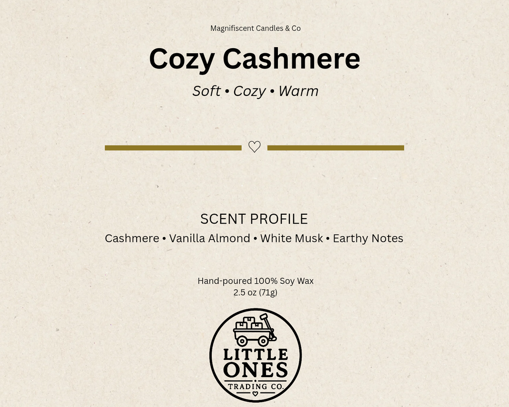 Cozy Cashmere Soy Wax Melts – 2.5 oz