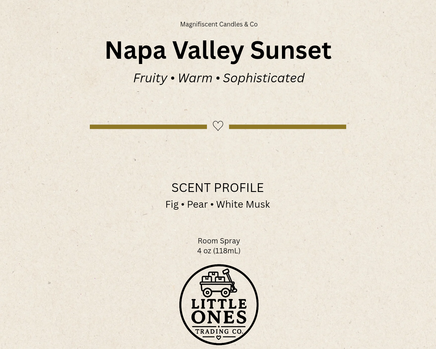 Napa Valley Sunset Room Spray – 4 oz