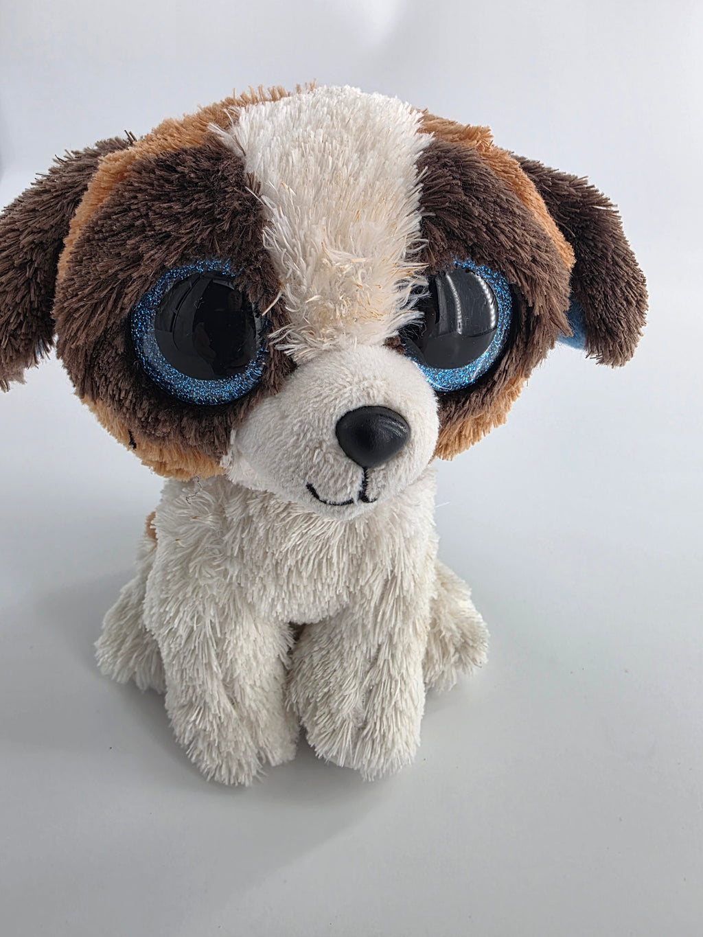 TY Beanie Boos Duke Brown & White Puppy Plush