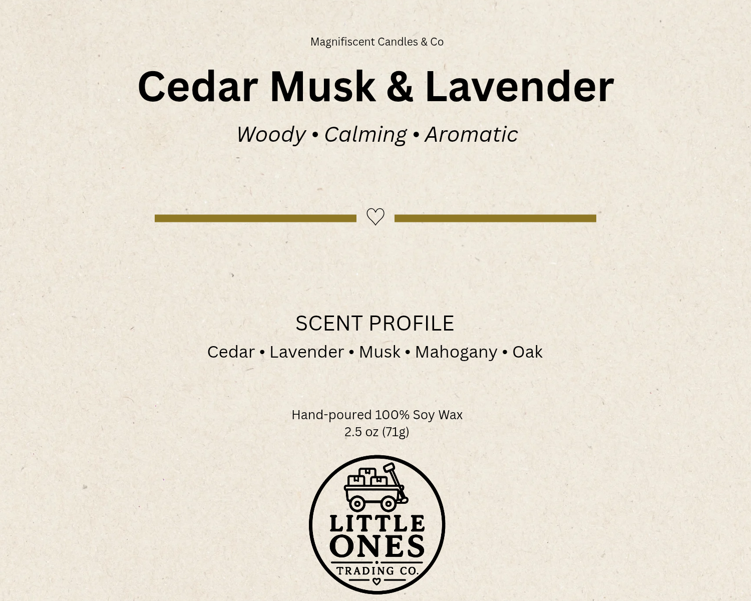 Cedar Musk & Lavender Soy Wax Melts – 2.5 oz