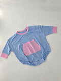 Bubble Baby Cotton Candy Long Sleeve Bubble Romper