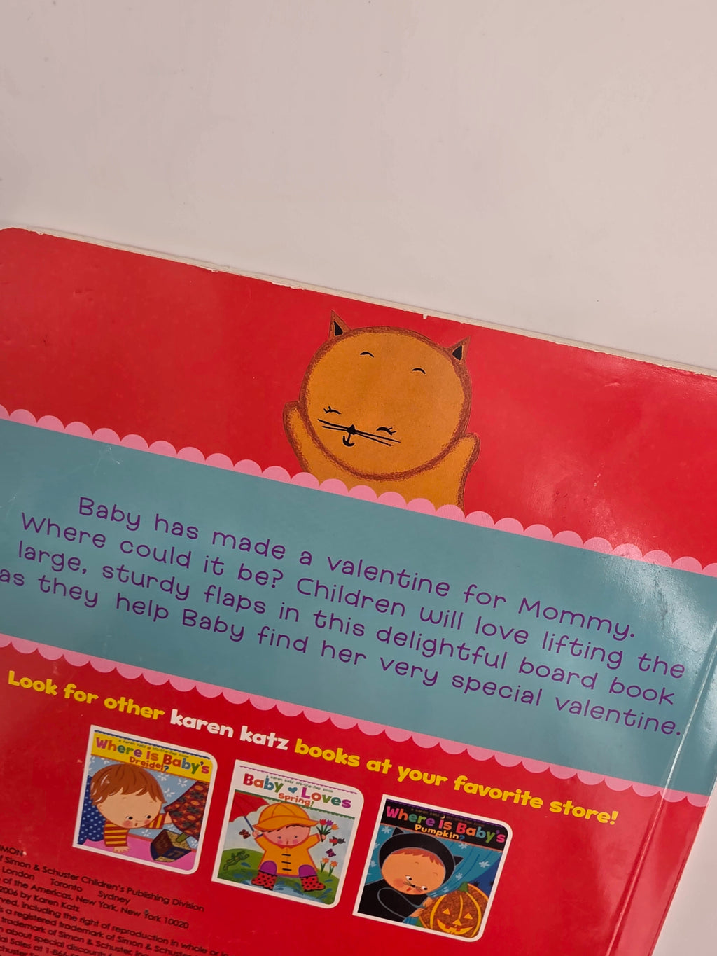 Where Is Baby’s Valentine? by Karen Katz – Lift-the-Flap Board Book