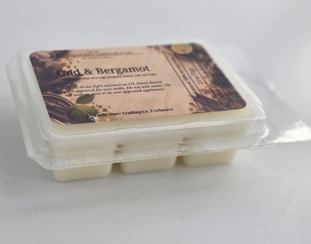 Oud & Bergamot Soy Wax Melts – 2.5 oz