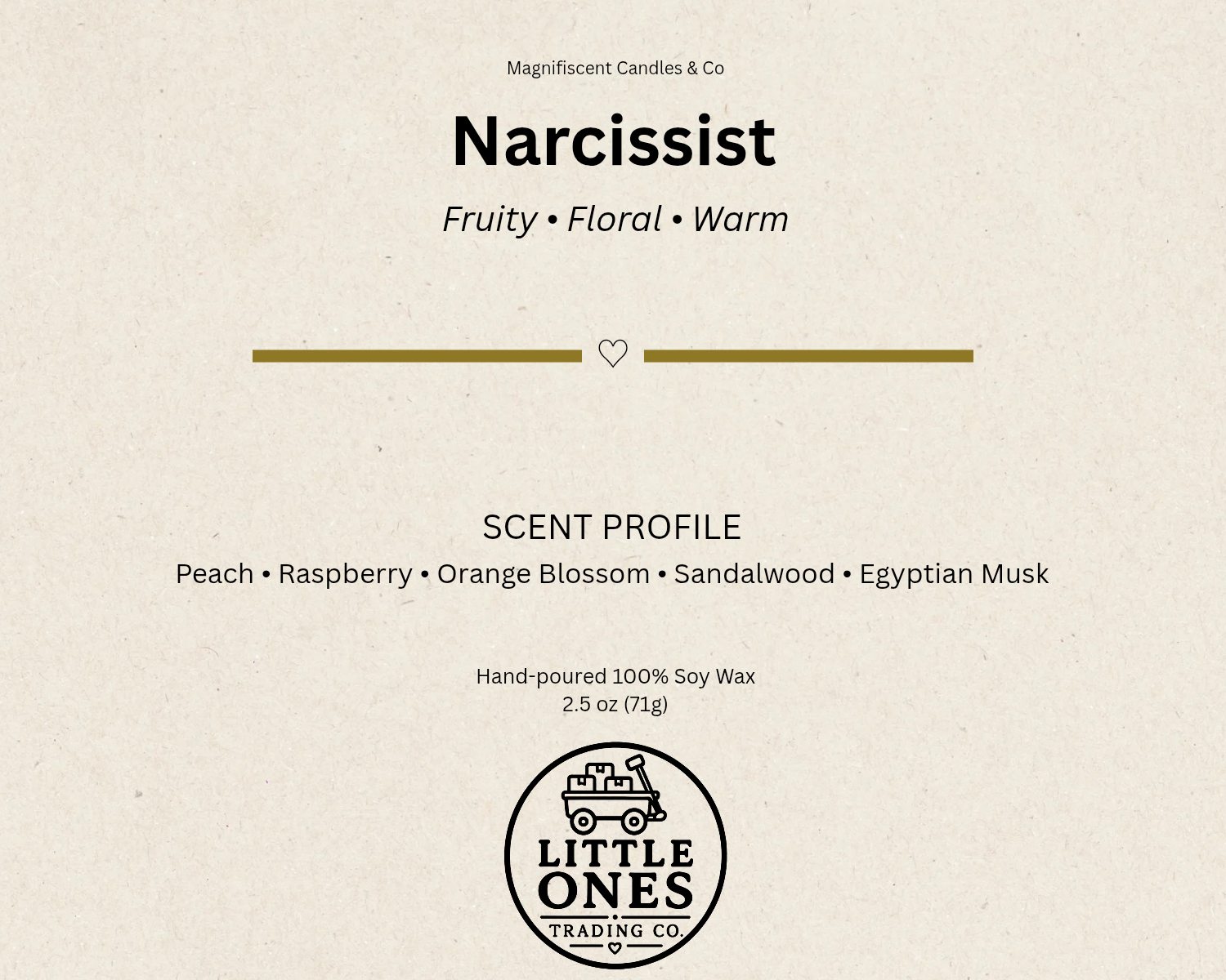 Narcissist Soy Wax Melts – 2.5 oz