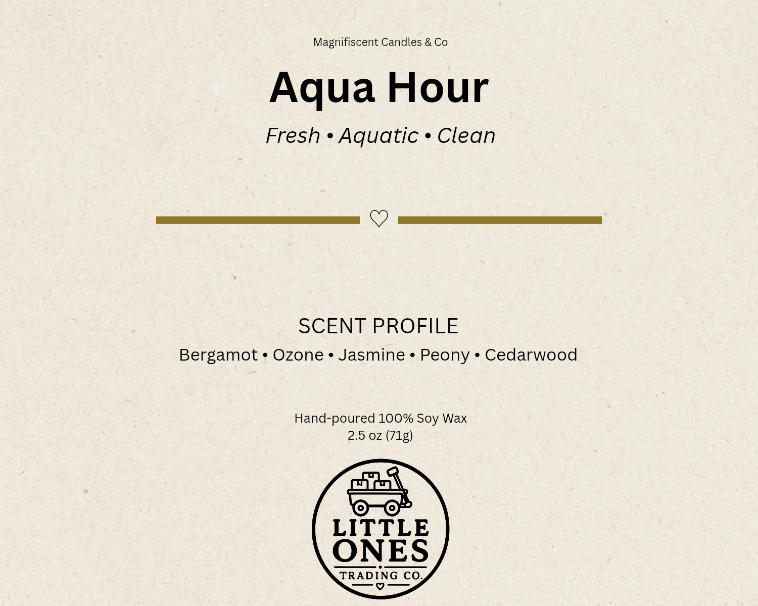 Aqua Hour Soy Wax Melts – 2.5 oz