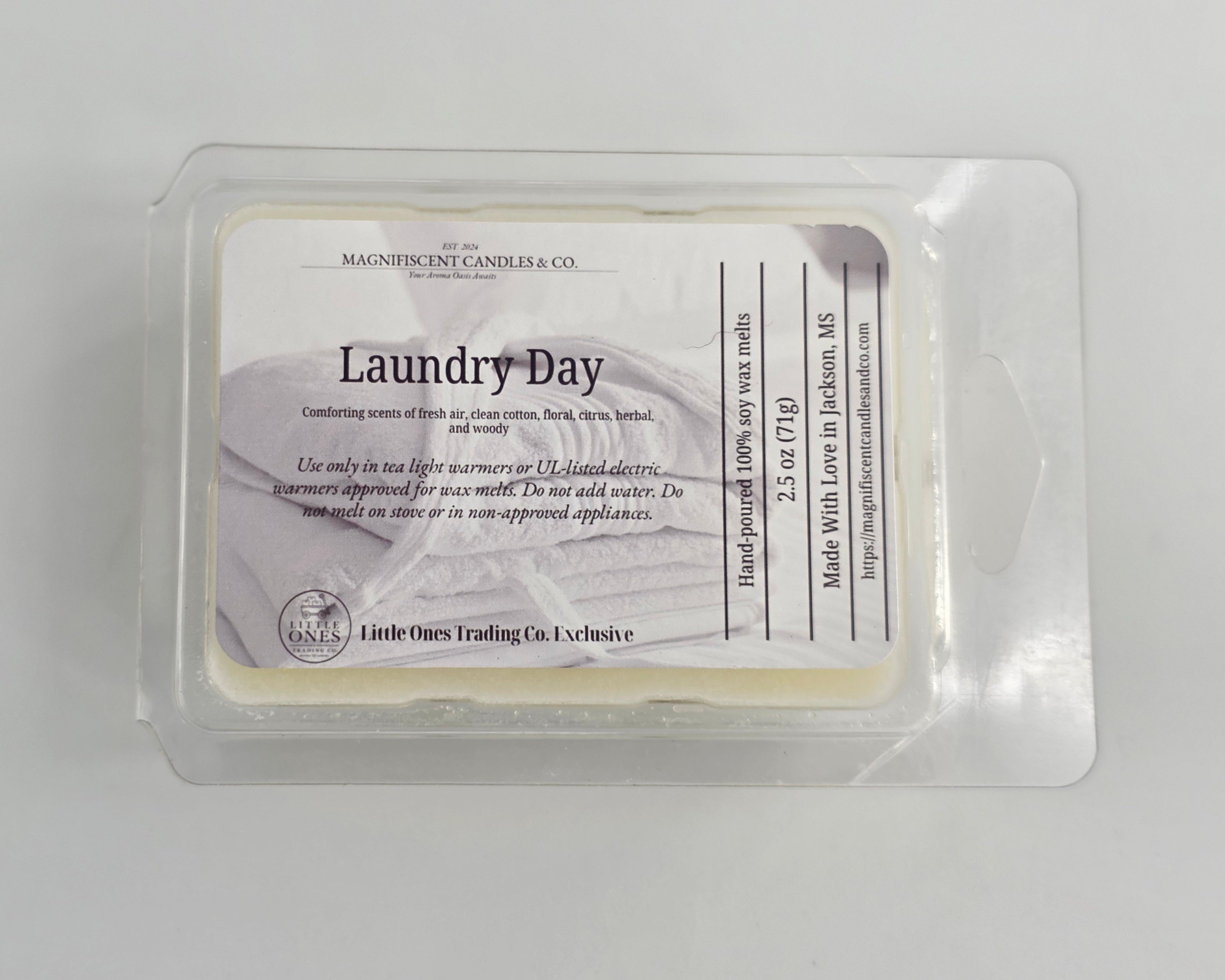 Laundry Day Soy Wax Melts – 2.5 oz