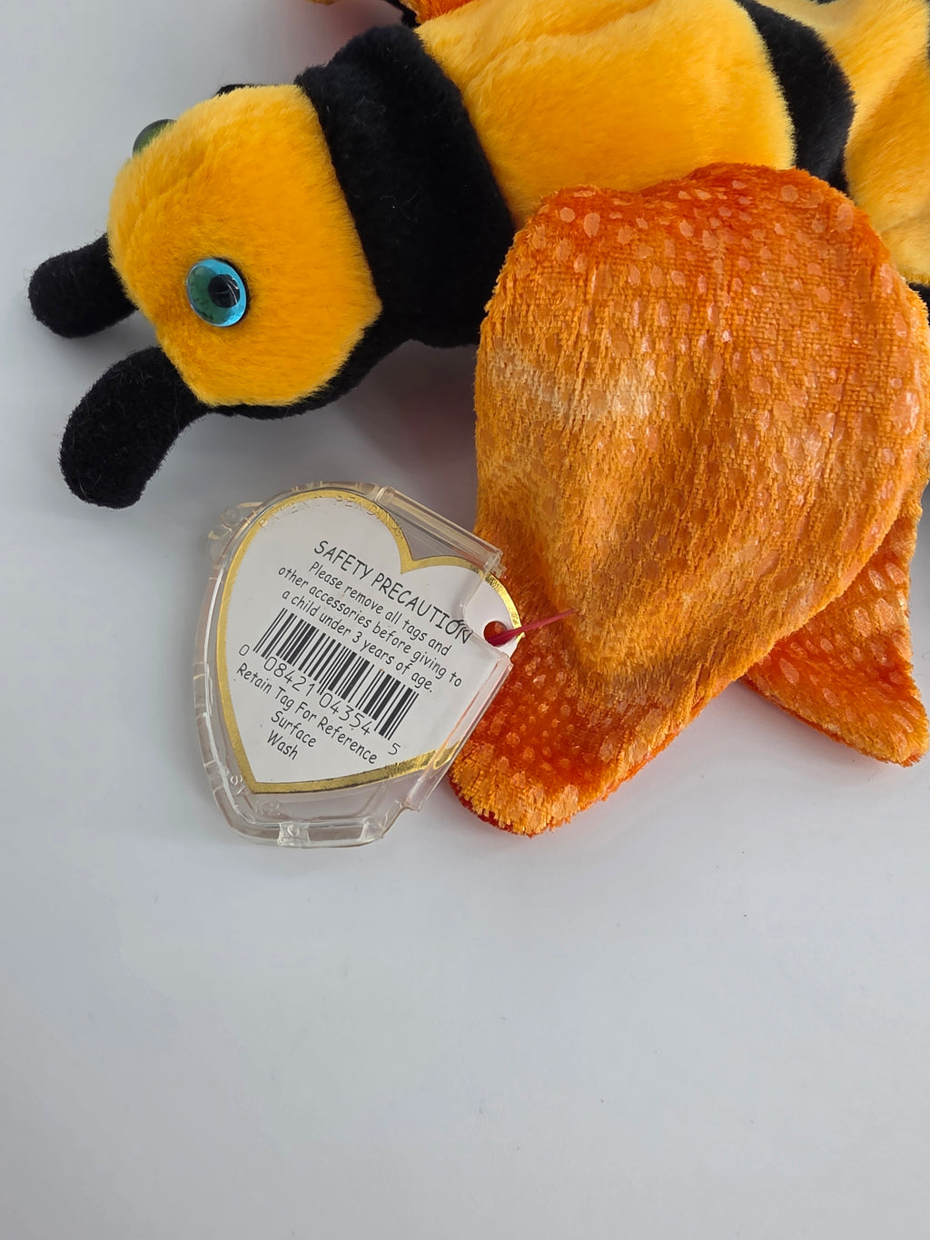 TY Beanie Baby Buzzie Bee Plush