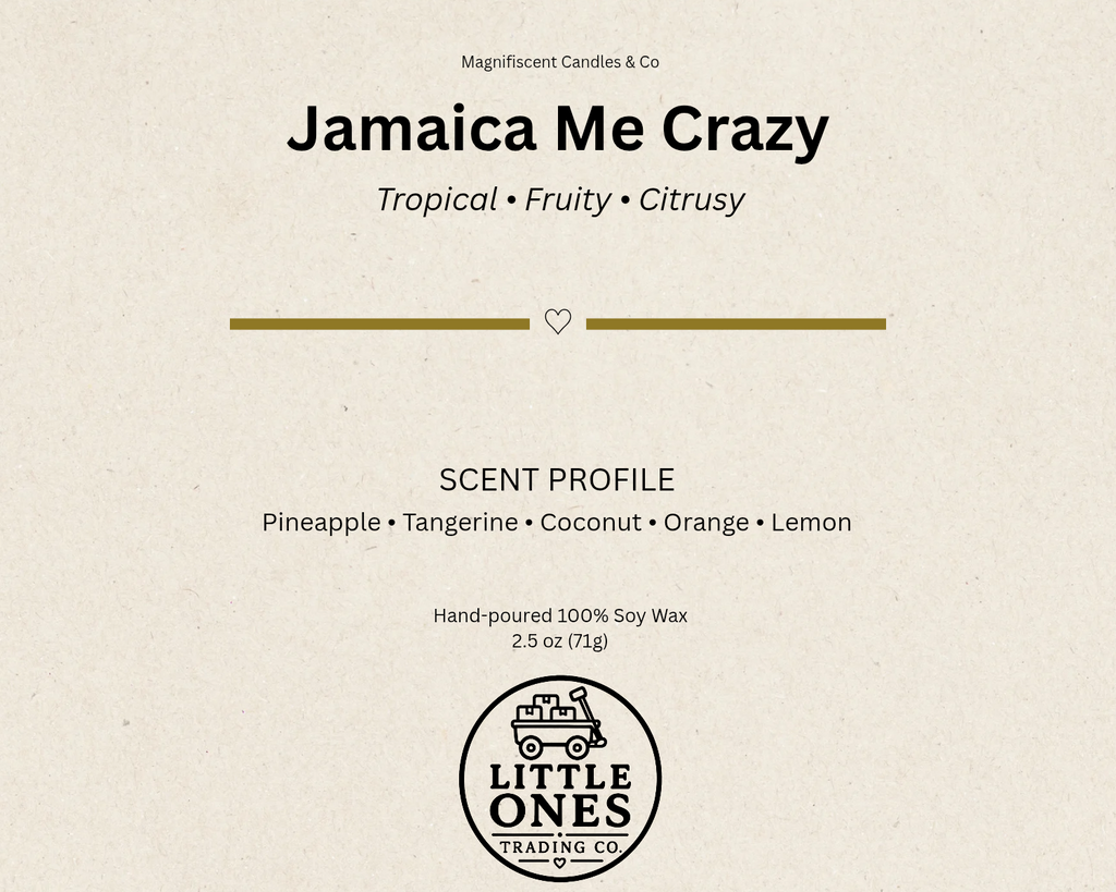 Jamaica Me Crazy Soy Wax Melts – 2.5 oz