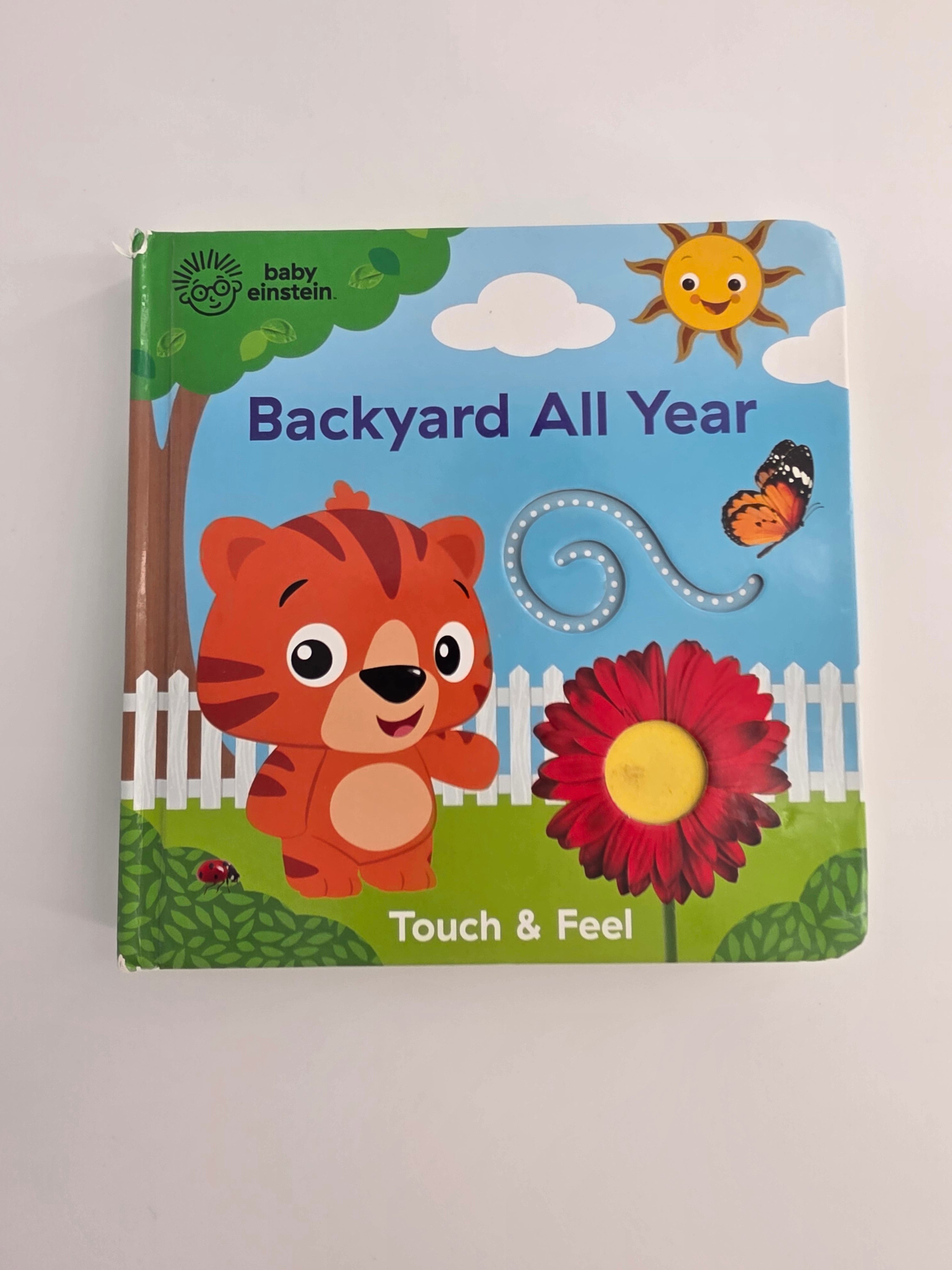 Baby Einstein Backyard All Year Touch & Feel Board Book