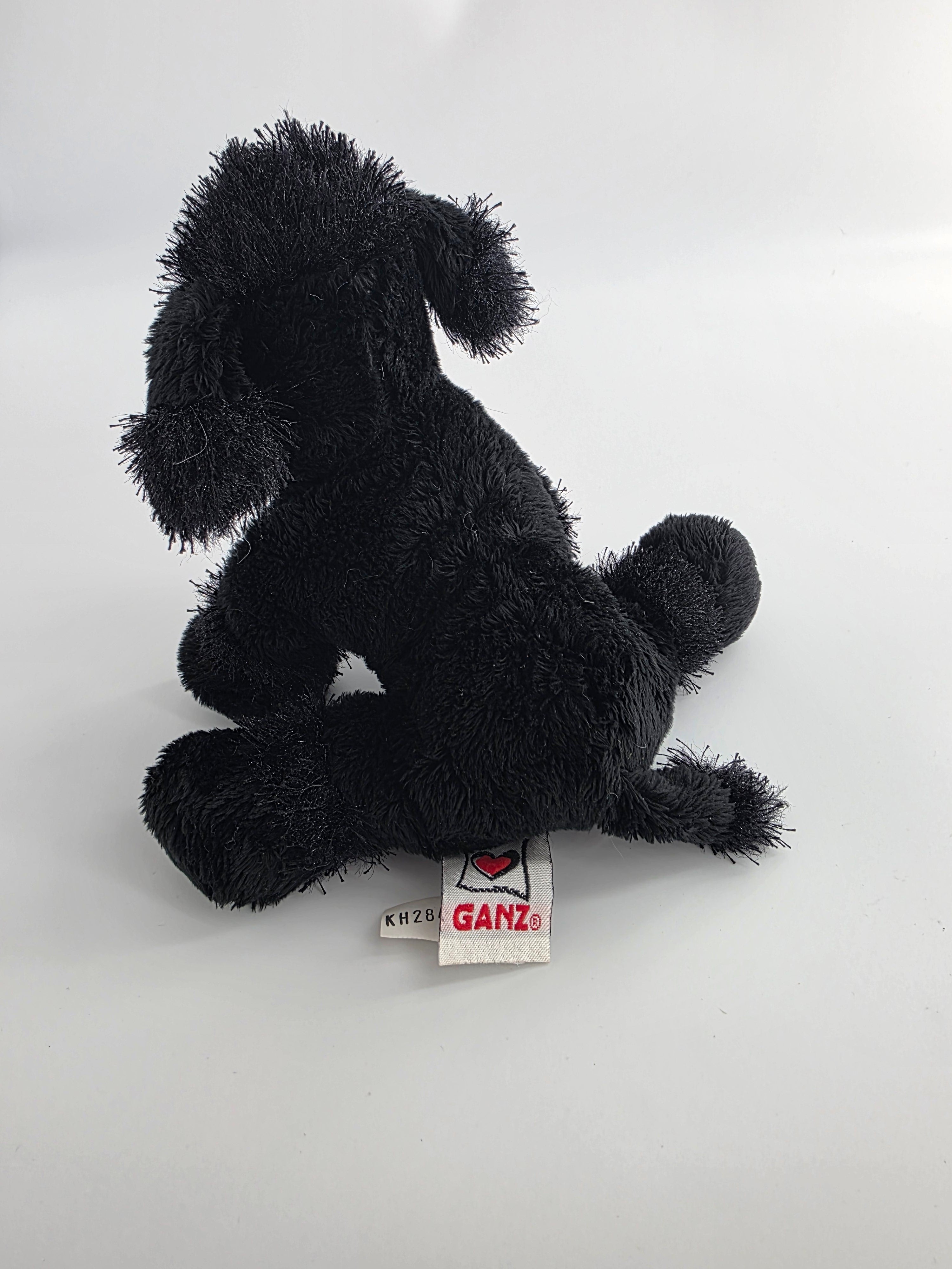 Ganz Webkinz Black Poodle Plush Pair