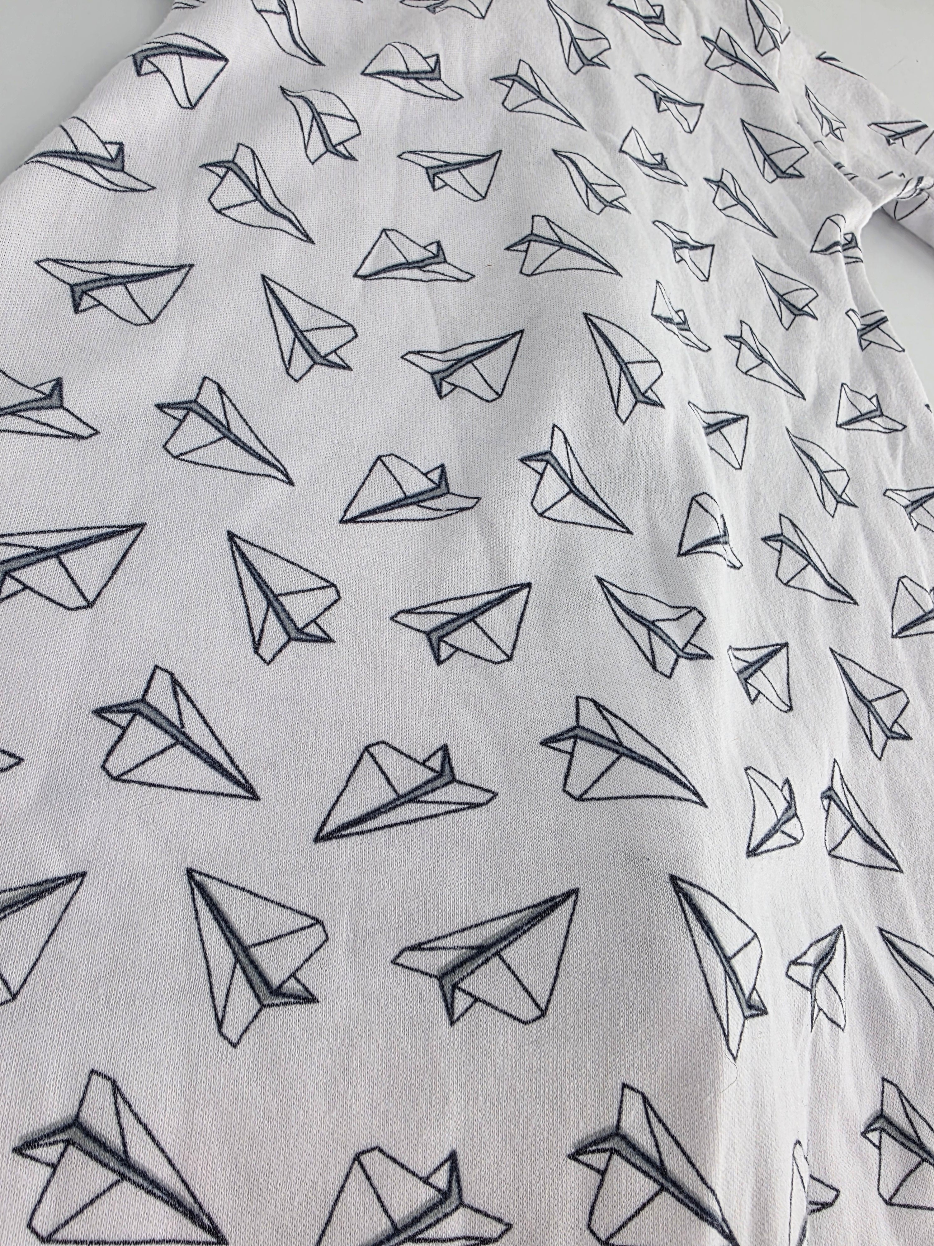 HB Paper Airplane Sleep Gown – 0–3M