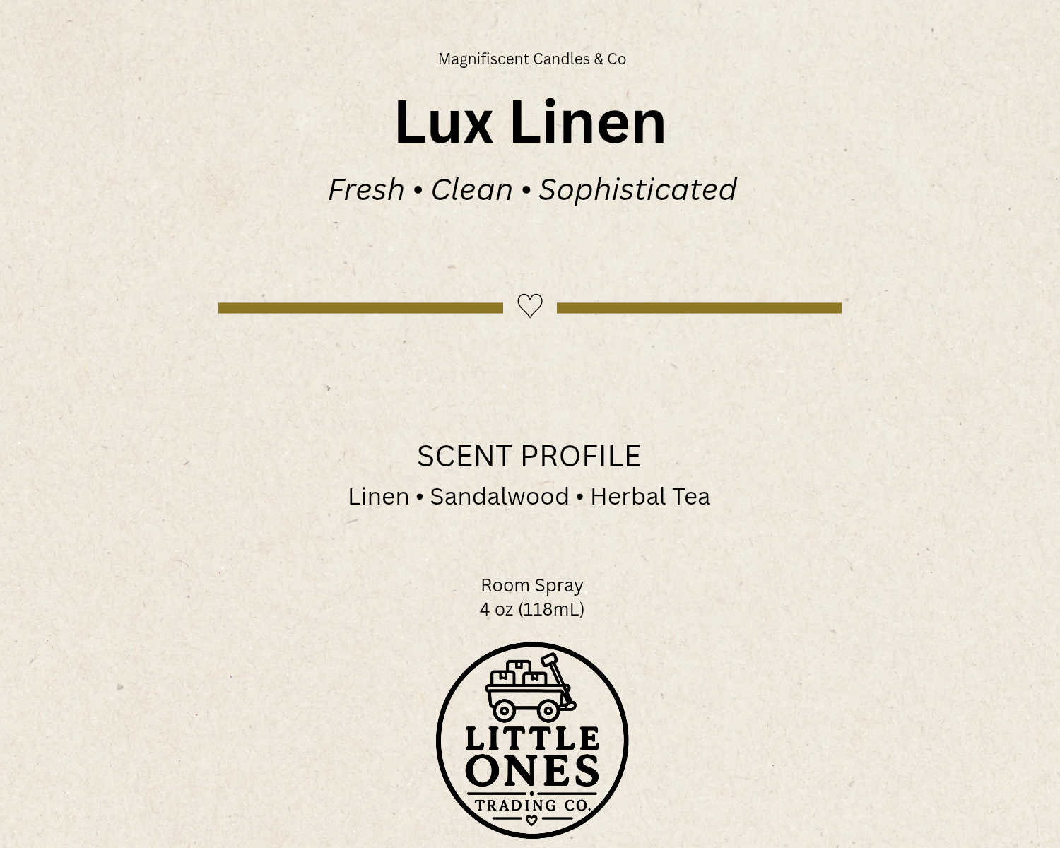 Lux Linen Room Spray – 4 oz