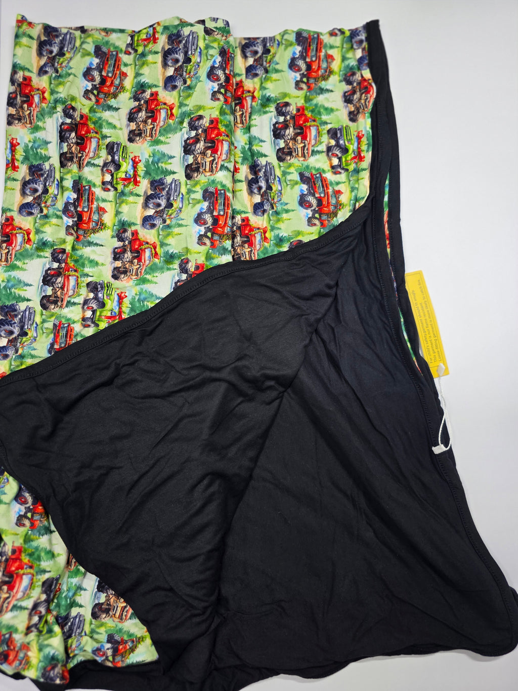 Christmas Monster Truck Blanket