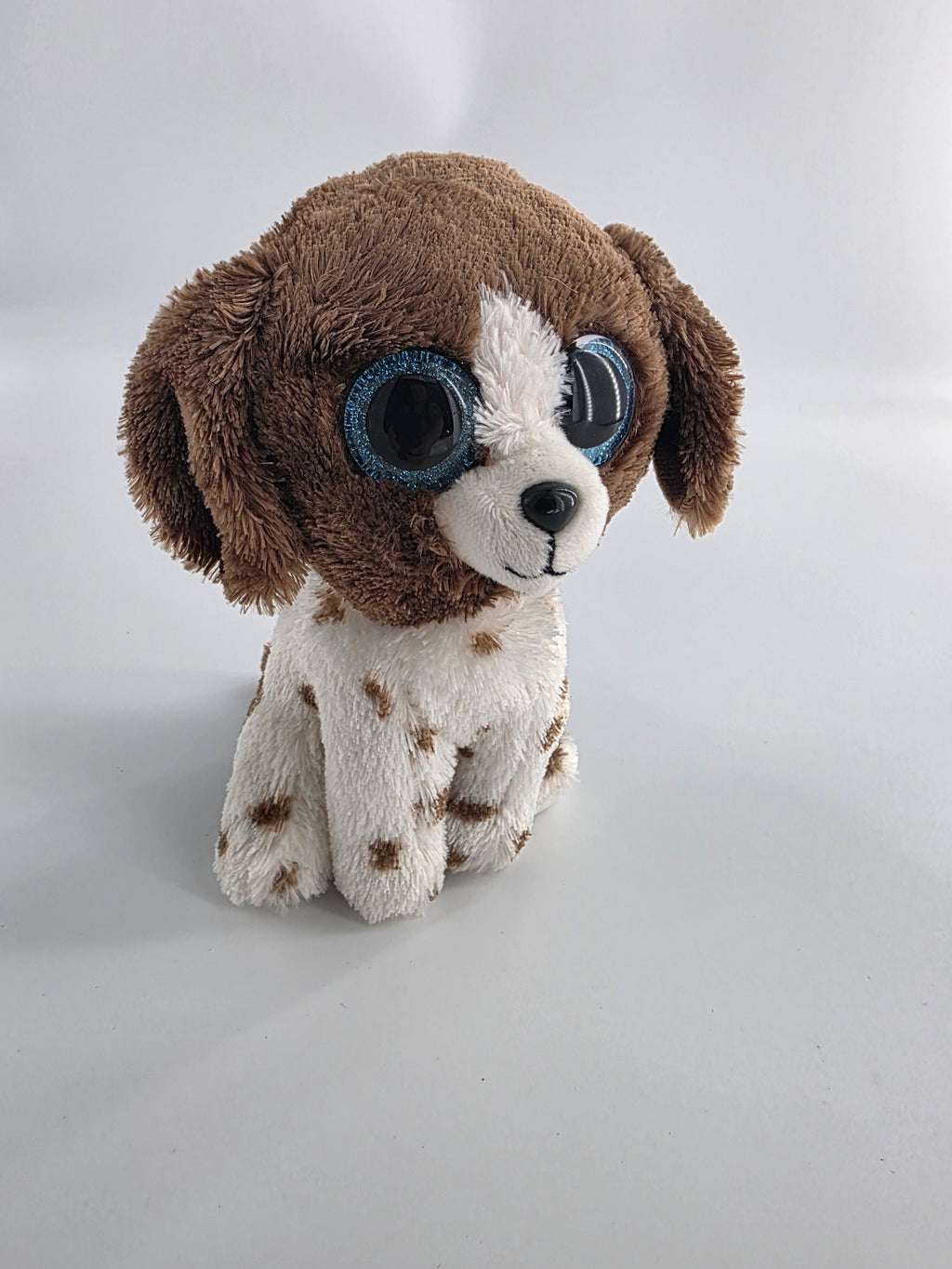 TY Beanie Boos Muddles Brown & White Dog Plush
