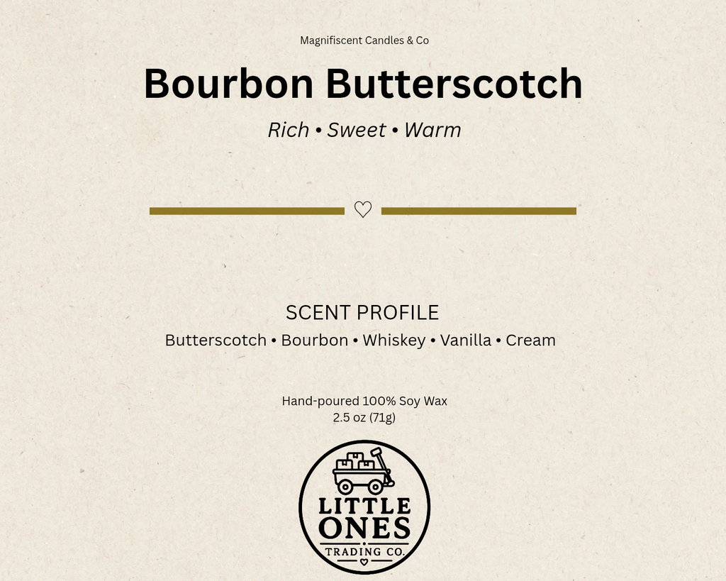 Bourbon Butterscotch Soy Wax Melts – 2.5 oz