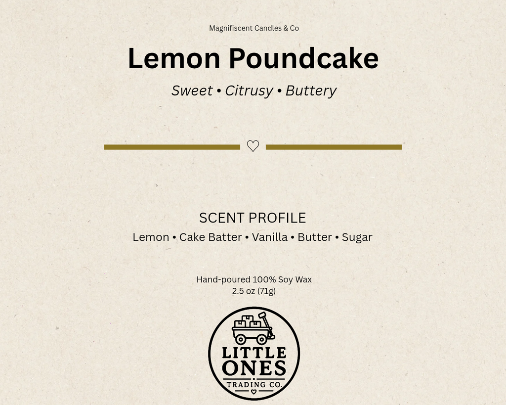 Lemon Poundcake Soy Wax Melts – 2.5 oz