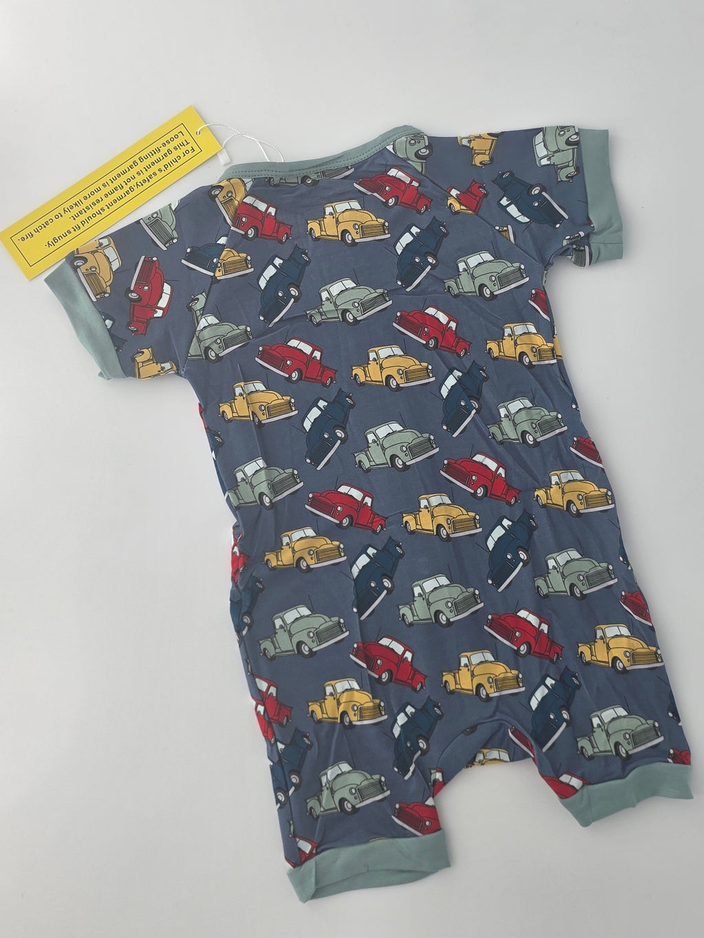 Cozy Critters Bamboo Vintage Trucks Shorty