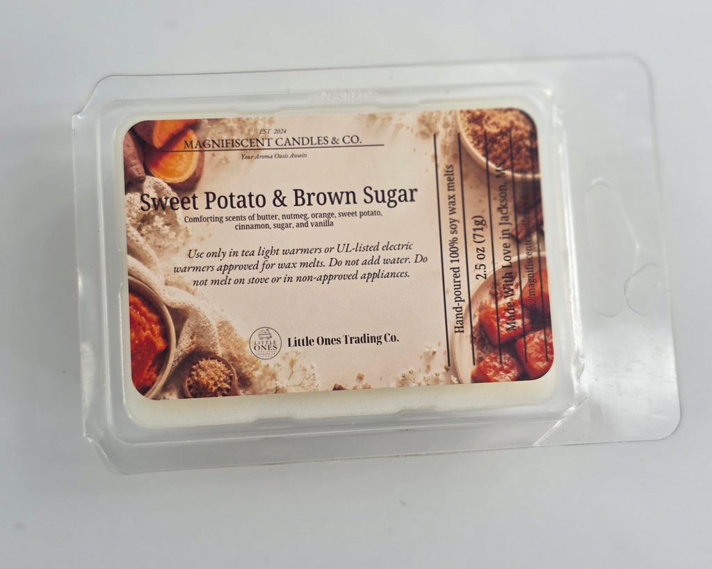 Sweet Potato & Brown Sugar Soy Wax Melts – 2.5 oz